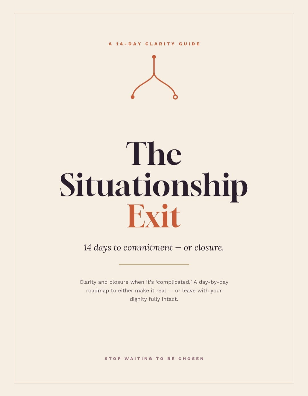 The situationship exit